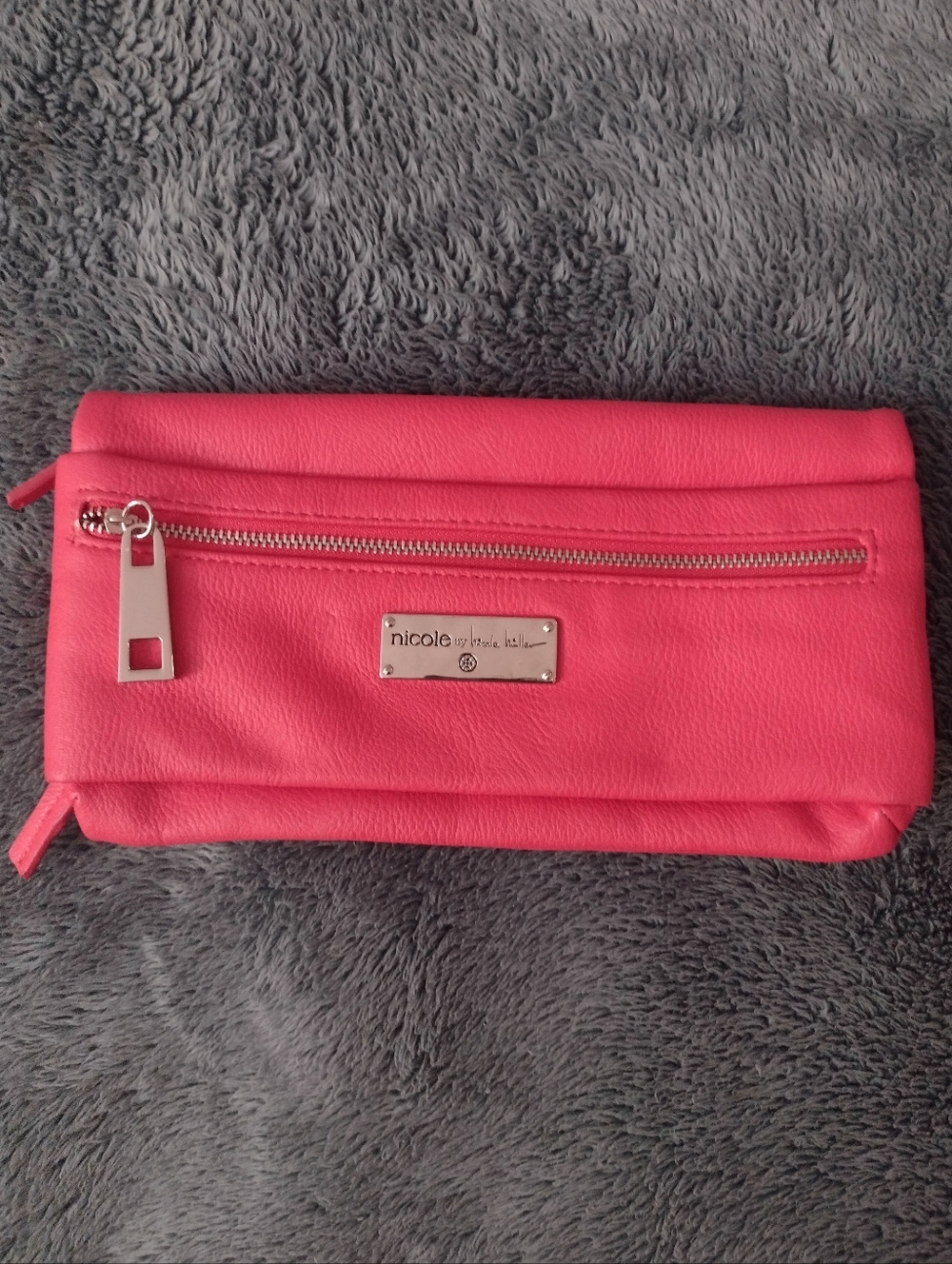 NICOLE MILLER Red Clutch Wallet Women's